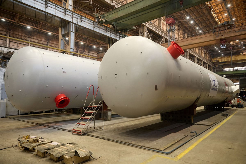 «Уралхиммаш» отгрузил комплект ресиверов для газоперерабатывающего комплекса